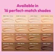 Ruby Kisses Cushion Foundation, Full Coverage Korean Makeup, Lightweight & Long Lasting, All Day Natural Glowy Finish for All Skin Types with Hyaluronic Acid & Bakuchiol (Natural Beige, 0.52 Ounce)