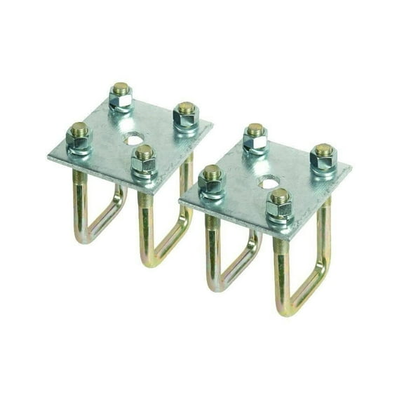 CE Smith Trailer 23102 Square Axle Tie Plate Kit, 1 1/2"