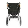 thumbnail image 4 of Karman Healthcare S-2512F18S-TP Ergo Flight Transport 18" with Swing Away footrest and Companion Brakes & Free Black Wheelchair Seatbelt!, 4 of 4