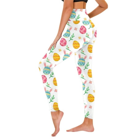 

Maternity Summer Tops Womens Pants Easter Print Leggings Sports Leggings Leggings for Women Long
