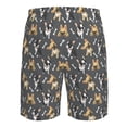 thumbnail image 6 of Kdxio Bulldog Print Pattern Mens Casual Shorts - Drawstring Summer Beach Sports Shorts for Men, 6 of 9