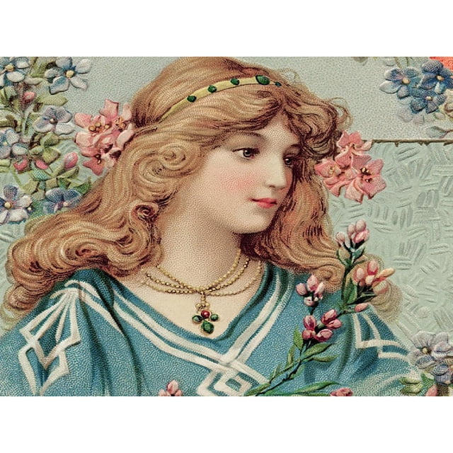 Pintura de diamante (DE9251) DIY 5D mosaico completo Dirll redondo chica victoriana Kit de resina 40x50cm FLhrweasw Nuevo