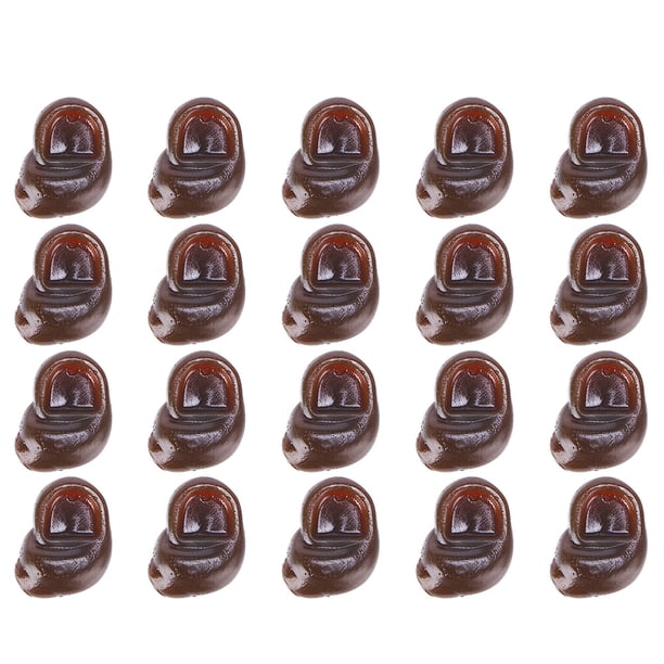 Señuelos de pesca de agua con flotador de caracol de cebo suave (sabor a caracol de río) 20 piezas