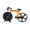 A, variante sur Hearth & Gear Coupe-Pizza en Acier Inoxydable Pizza Deux Roues Outil de Cuisine Découpe de Gâteau (Modèle Sportif) Bande Métallique pour Tenir des Articles d'Appartement pour Gars Bande Métallique pour Tenir Support de Pizza Support de Courtepointe Cintre pour