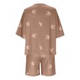 thumbnail image 5 of CHUMUD Two Piece Sets for Women Summer Outfits Short Sleeve Crew Neck Tees Shorts Casual Lounge (Avail for Plus Size), 5 of 7