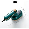thumbnail image 7 of SQDWYGUO Ironizze Pro, Sotrends Steam Iron, Handheld Portable Steamer for Clothes, Travel Mini Steam Iron, Mini Ironing Machine, Garment Steamer for Clothes, Curtains, Sheets,Green, 7 of 7