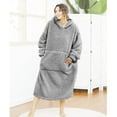 thumbnail image 4 of Oversized Hoodies Sweatshirt Soft Warm Winter Hoodies Fleece Com, 4 of 8