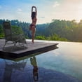 thumbnail image 5 of Patio Chairs Zero Gravity Chair Lounge Chaise Recliners Folding for Outdoor Yard Bench Pool Side with Pillow and Cup Holder, 5 of 7