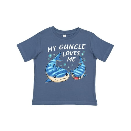 

Inktastic My Guncle Loves Me- Whale Shark Gift Toddler Boy or Toddler Girl T-Shirt