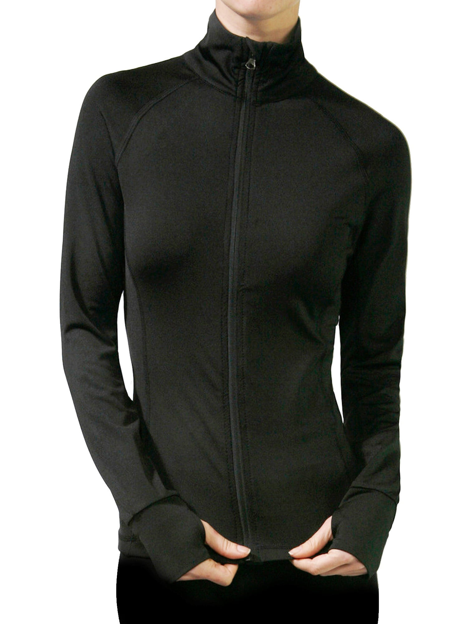 yoga jacket with thumb holes