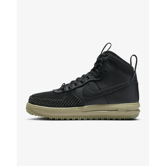 Men's Nike Lunar Force 1 Duckboot Black/Black-Neutral Olive (DZ5320 001) - 8.5