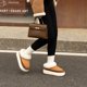 thumbnail image 5 of Zapatillas de felpa antideslizantes cálidas y acogedoras para mujer, tendencia de invierno 2024, con punta cerrada, de algodón, para el hogar, 5 of 6