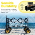 thumbnail image 3 of Sekey Heavy Duty Beach Wagon 200L Capacity, 9" Sand-Proof Wheels, 3 of 8