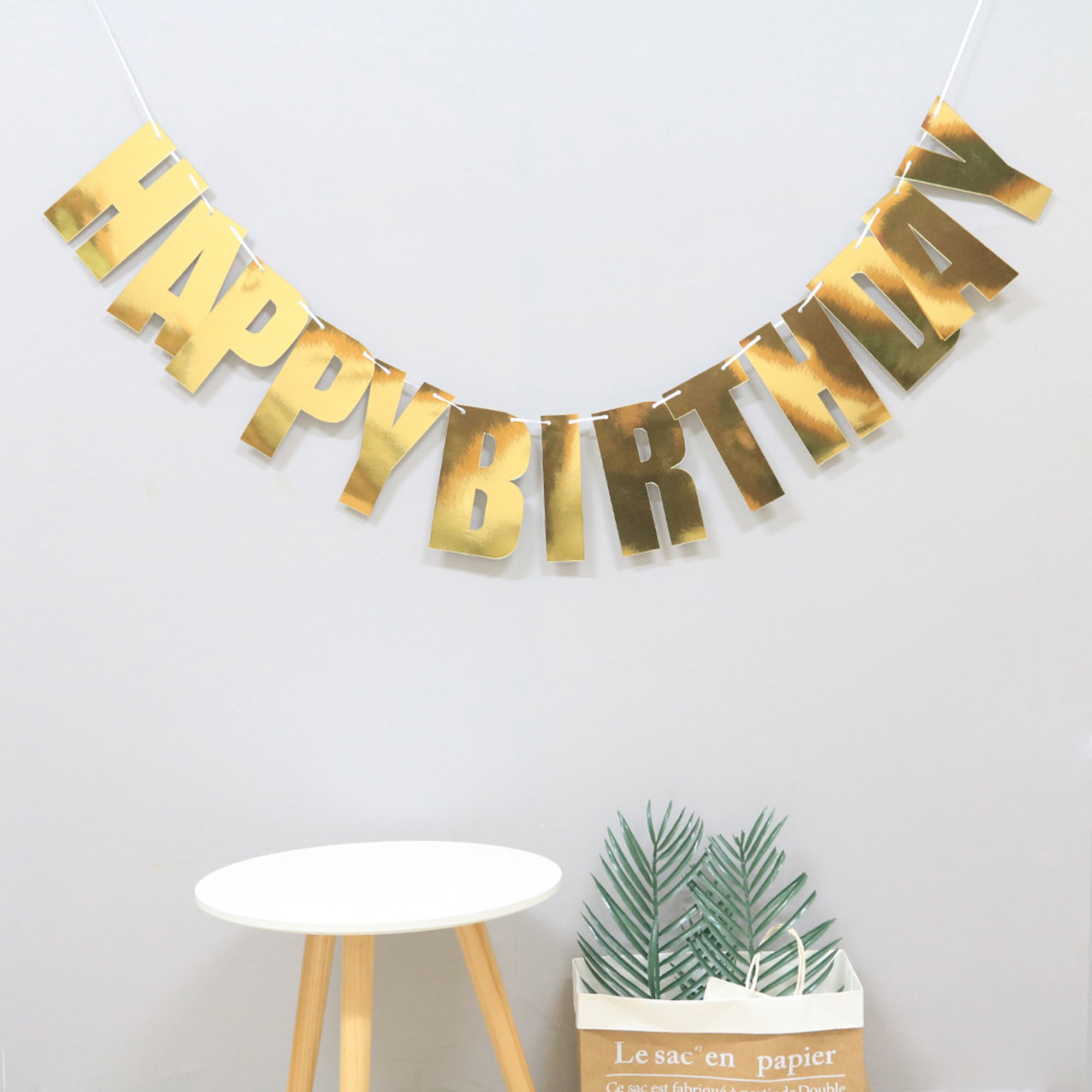 Home And Garden Accessories Birthday And Happy Party Letters Hanging Banner 3M 