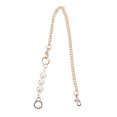 thumbnail image 1 of EeaseCA Handbag Replacement Pearl Design Chain DIY Bag Metal Chain Bag Making Supply, 1 of 8