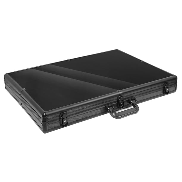Estuche de exhibición de tarjetas Caja de almacenamiento Fácil de Artesanía Durabilidad Tablero de mesa de aluminio Coleccionables
