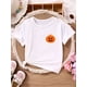 thumbnail image 1 of Halloween T-shirt - Pumpkin Print, Breathable Knit Cotton, Perfect for Outdoor Activities, Easy to Clean, Comfortable Round Neck Short Sleeve, Ideal for Back-to-School Season, Halloween, 1 of 6