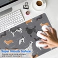 thumbnail image 4 of Long Mouse Pads for Desk,Dalmatian Corgi Bulldog Desk Mats on Top Of Desks, Desk Mouse Pad Extra Large with 3mm Non-Slip Base and Stitched Edge for Gaming,Office,Work,Home 31.5"x15.7", 4 of 6
