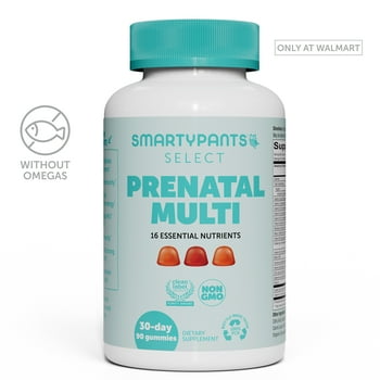SmartyPants Gummy s Select Prenatal Multi, 30 Day Supply - ONLY AT WALMART