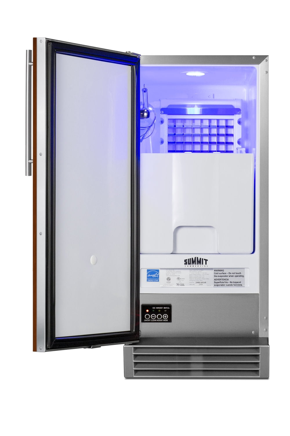 Built-In 50 lb. Clear Icemaker, ADA Compliant (Panel Not Included)