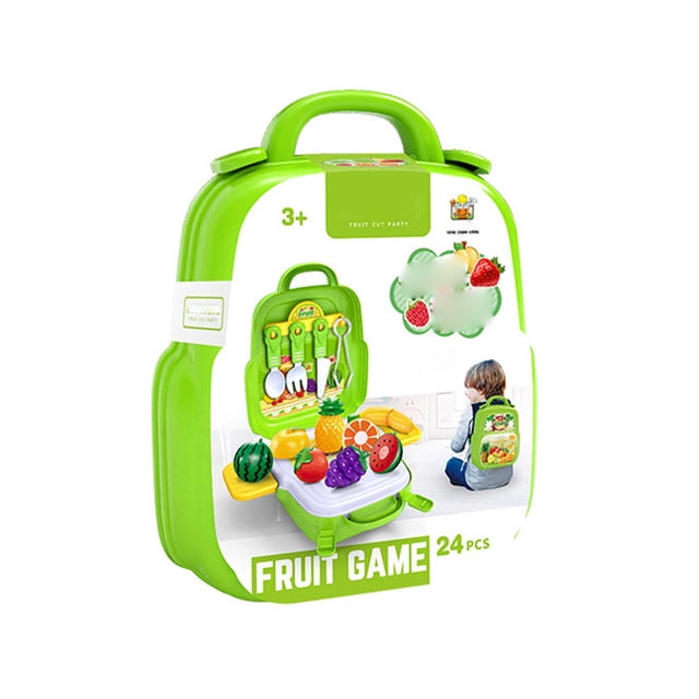 Pretend Play Toys Children Simulation Kitchen Maintenance Tools Multi-functional Intellectual Backpack Toy