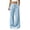 *Light Blue, variant on VBVC Women's Cotton Linen Wide Leg Pants , Drawstring Sweatpants For Women , Ladies' Summer Fall Trousers with Pockets, Khaki , S-2XL