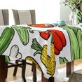 thumbnail image 5 of Yayeee Tablecloths 60" x 60" Rectangle Wrinkle Resistant Party Table Cover, Vegetables Pattern, 5 of 8
