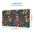 thumbnail image 3 of Kdxio Berries and Flowers Print Large Gaming Mouse Pad,Non-Slip Base,Water Resist Keyboard Pad for Gamer,Office & Home,29.5 x 15.8 in, 3 of 9
