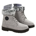thumbnail image 1 of Mepaouo Bottes d'Hiver pour Femmes à la Cheville, Imperméables, à Lacets, Bottillons de Randonnée Antidérapants, Chaussures de Marche d'Extérieur, 1 of 7