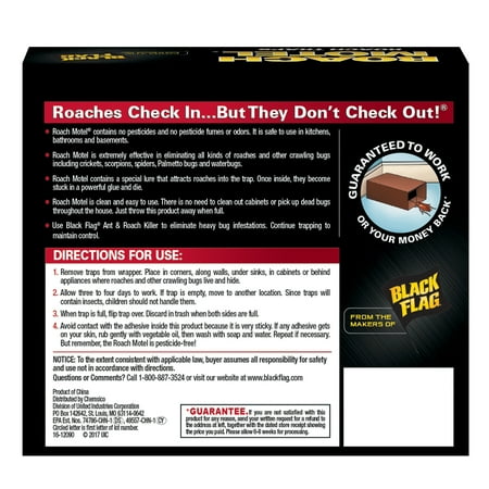 Black Flag Roach Motel Insect & Roach Trap, 2 Count - Best ...