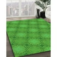 thumbnail image 3 of Ahgly Company Machine Washable Indoor Rectangle Transitional Green Area Rugs, 7' x 9', 3 of 7