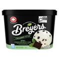 thumbnail image 1 of Breyers Mint Chocolatey Chip Light Ice Cream, 1 of 9