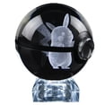 thumbnail image 1 of Pokebola De Cristal 3d Pokemon Cristal Luz Pikachu, 1 of 8