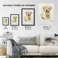 thumbnail image 3 of Artery8 Cute Golden Retriever Puppy Dog Lover Watercolour Kids Bedroom Nursery Unframed Wall Art Print Poster Home Decor Premium, 3 of 3