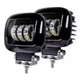 thumbnail image 1 of Par Faro Led Cuadrad 30w Lupa 6d 5'' Auto Moto Exploradoras, 1 of 7