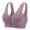 Purple, variant on Padded Lace Bandeau Bra Women Bra Wire Free Underwear 1 Piece Bra Everyday Underwear Bras Big & Tall Size Athletic Sports Bra, Style 6313, Red 40C