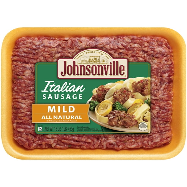 Johnsonville Mild Italian Ground Sausage, 16 oz