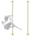 thumbnail image 2 of Yescom 12 FT Spinning Static Dancing Pole Kit w/ Extensions Fitness Dance Exercise Gold, 2 of 7