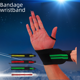 thumbnail image 1 of Correa elástica enrollable para deportes, protector de muñeca para baloncesto, levantamiento de pesas, protector de muñeca presurizado para fitness, 1 of 5