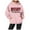 Pink, variant on Merry Christmas Hoodies for Women 2025 Fall Winter Long Sleeve Graphic Hooded Sweatshirt with Pockets Pullover Tops