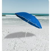 Caribbean Joe 6ft Beach Umbrella with UV Protection and Matching Case