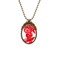 thumbnail image 1 of Collar Unbranded Ventana de Flores Vintage Bronce Antiguo, 1 of 3