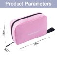 thumbnail image 2 of Rectangular Beauty Bag, Small Travel Makeup Bag for Purse, Portable Cosmetic Pouch for Girls Women - Style 2, 2 of 5