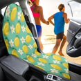 thumbnail image 4 of Chririnla Car Seat Towel Cover, Compatible with Truck Seat Van, Plush Microfiber Car Seat Cover for Trucks Cars, Lemon Flower Pattern, 4 of 7