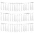thumbnail image 1 of Banner Hysilla con flecos blancos con forma de serpentina, 9 m, 1 of 6