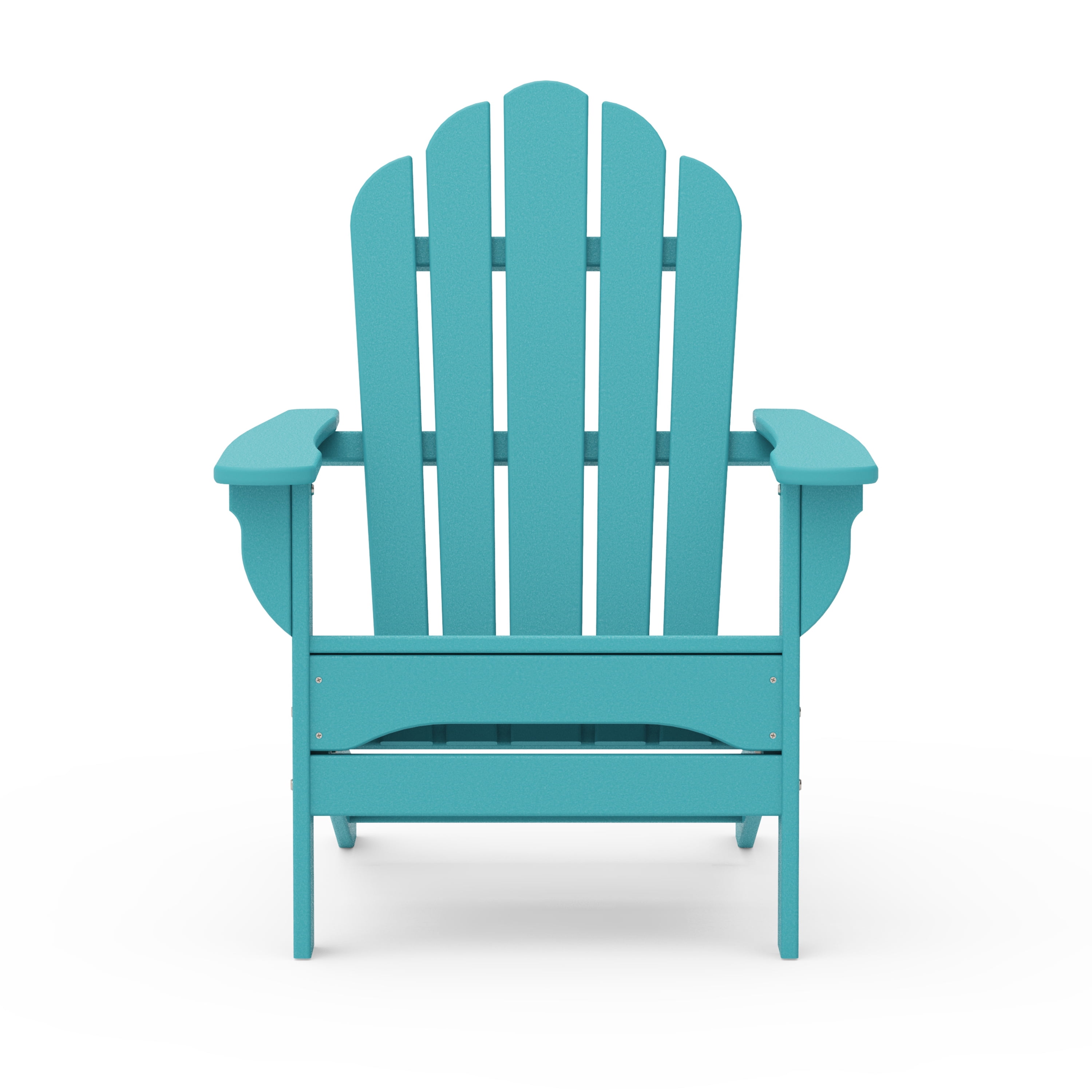 Better Homes & Gardens by POLYWOOD Southlake Outdoor Flowerback Adirondack Chair, All-Weather HDPE, Patio Seat, Aruba