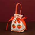 thumbnail image 1 of Bolsa de regalo de Navidad Bolsa de dulces Bolsas de lona navideñas con cordón Festival Bendición Bolsa con cordón Boda Bolsa de regalo del día de Halloween vegalaxy, 1 of 4