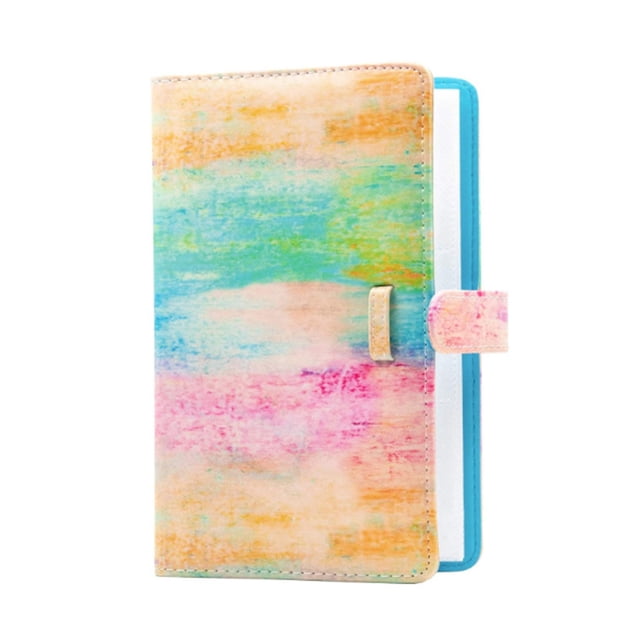 Álbum de fotos duradero de 96 bolsillos, útil y práctica funda de PU, caja interior de PVC para almacenamiento de imágenes para Fujifilm Instax Mini Hugtrwg Para estrenar