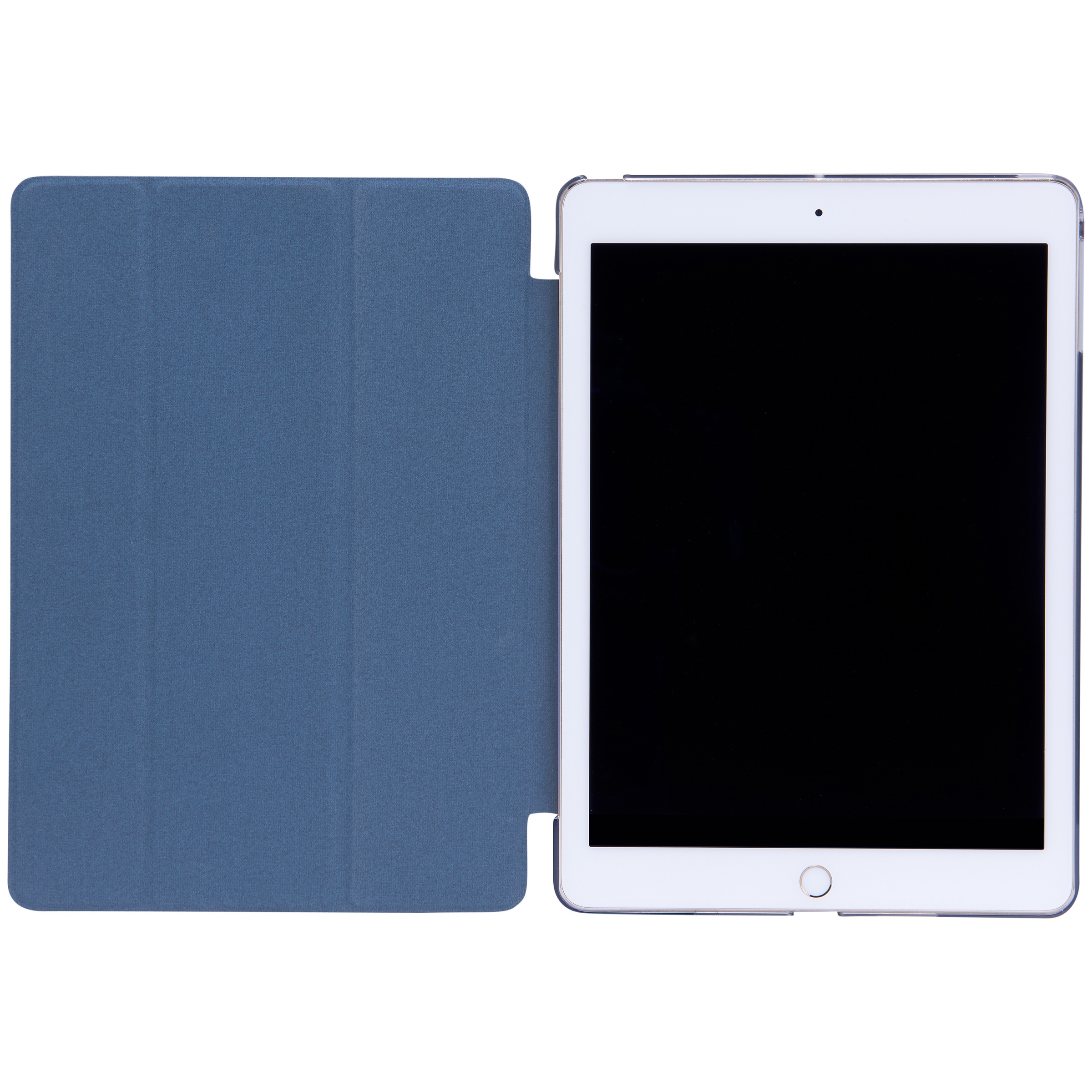 onn. Folio Case for 9.7 inch iPad Air 1 & iPad Air 2, Washed Indigo