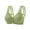 Green-bras, variant on Front Closure Bras for Older Women, Plus Size Lace Breathable Push up Full Support Bralette, Womens Comfy Everyday T-Shirt Brassiere 3XL